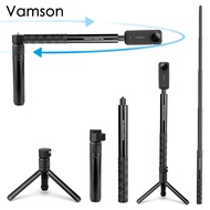 （New accessory products）♙ Vamson for Insta360 X3 Accessories Rotating Bullet Time Invisible Selfie Stick Tripod Monopod Mount Insta 360 ONE X2 Gopro