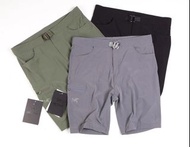 外國預訂 3色選 Arcteryx 始祖鳥拉鍊口袋 戶外機能 terra-tex  短褲