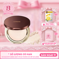 Citrine Phấn Phủ Dạng Nén Citrine Kiềm Dầu, Che Phủ Tự Nhiên Soft Velvet Setting Powder 8g