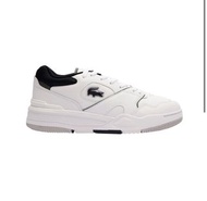 Lacoste Men's Lineshot Contrasted Collar Leather Trainers 全新白色藍色藍白色運動鞋 波鞋 休閒鞋 工作鞋 size EUR 44