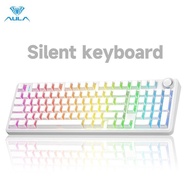 【Silent keyboard】AULA F99 Pro Wireless Mechanical Keyboard-Silent Version,BT5.0/2.4GHz/USB-C Hot Swa