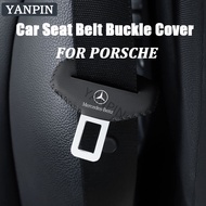 For Mercedes Benz Car Seat Belt Buckle Cover Buckle Decoration Case Car Interior Accessories W210 W124  W203 W204  C200 W140 W176 W205 W123 W220 W211 W212 GLA GLB AMG