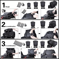 Large Capacity Motorcycle Bag Waterproof Luggage Pack Multi-Function Motorbike Saddle Rack Luggage B