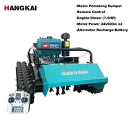 Mesin Pemotong Rumput Remote Control (RC) Diesel Engine