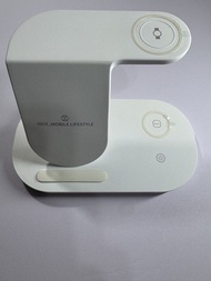 三星 ITFIT 三合一 LED 無線充電板連 30W 充電器 (型號 ITFITEX27) 全新全套