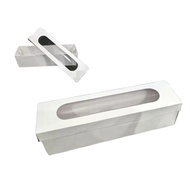 PUTIH Eid Roll Cake Hampers Box Size 24x6x6.5cm Plain White Eid Mubarak Packaging