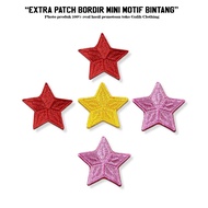 Mini motif embroidery patch star embroidery emblemBINTANG iron patch patch accessories embroidery pa