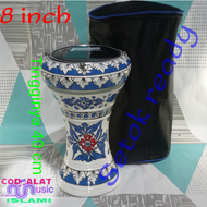 Dumbuk   murah atau Darbuka kayu 8 inch motif batik