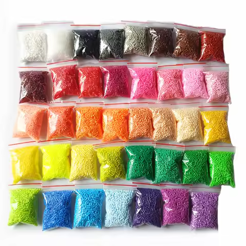 2000 pcs/Bag 2.6mm Hama Beads Puzzle Perlen Iron Beads Diy Perler Fuse Bead Intelligence Educational