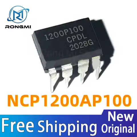 5PCS/LOT NCP1200AP100 NCP1200P100 1200AP100 1200P100 DIP-8 New Original In Stock