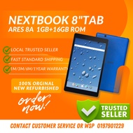 Original Nextbook Ares 8A WiFi Tab 4000mAH Battery 1GB RAM 16GB ROM Kids Tab Tablet Budak Kanak Tablet Murah Tab murah