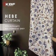kkbfcurtain H37 Hebe Hook/Eyelet Flower Curtain (220cm Height)