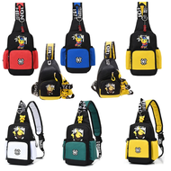 Pokemon Go Shoulder Bag Chest Bag Sports Pikachu Teen Crossbody Handbag Men Women Chest Bag Waist Bag Birthday Christmas Gift