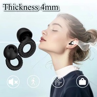 Ultra Thin Loop Shape Sleep Aid Earplugs Waterproof Swim Earplug Concert Hearing Protection Ear Plug