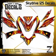 skydrive 125 decals high-quality sticker ironman B
