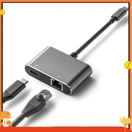 1000Mbps USB C toEthernet Adapter PD3.0 Type-C Charging Port Network Adapter Type C toRJ45 Network L