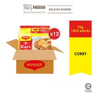 [Carton of 12] MAGGI 2-MINN Curry 79g x 5 Packs (Halal)