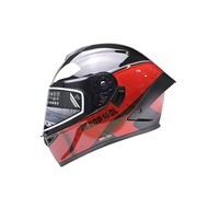 EVO Safety Helmet CA-969 Marvel Deadpool Painted Earphone Slot Glasses Inner Sunglasses Fully Remova