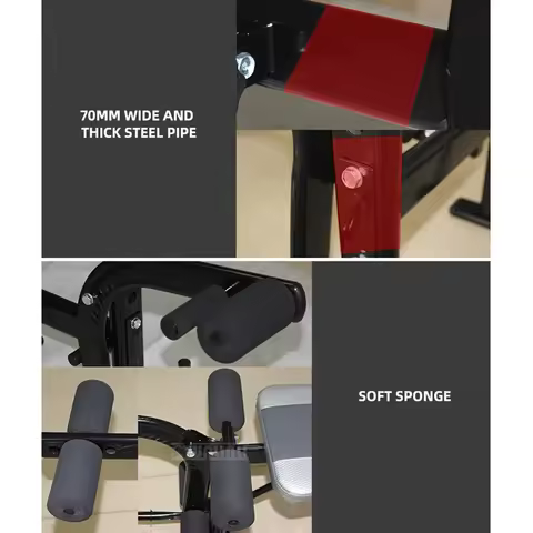 Multifunctional Dumbbell Training Fitness Equipment Weight Bench Press Squat Rack Barbell Bench Pres