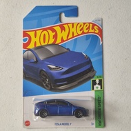 Hot Wheels Tesla Model Y HW Green Speed