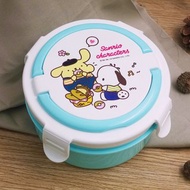 Hello Kitty不鏽鋼隔熱餐盒-明星總動員(藍色款) 台灣製