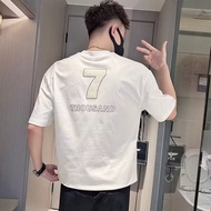 Trendy New Style New Style Loose cod Printed Summer American Brand Short Sleeve t Casual20262025Casu
