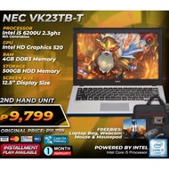 Laptop NEC VK23TB-T Intel Core i5 6200U 2.3ghz 4gb 500GB HDD(6th Generation)