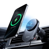 Baseus VC2 Pro Magnetic Wireless Car Charger Mount Qi2.2 with Dual Cooling 25W Fast Charging