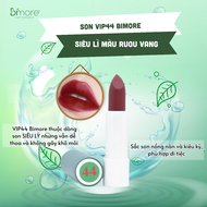 Son Vip44 Bimore Siêu Lì Không Gây Khô Môi - Màu Rượu Vang