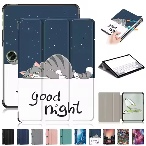 For OPPO Pad Neo Case 11.4 inch OPD2302 OPD2303 Cute Paint Leather Smart Cover For Funda Oppo pad ne