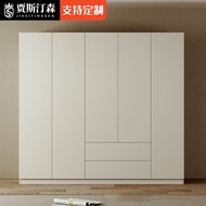 💘&amp;Light Luxury and Simplicity Solid Wood One-Door Wardrobe Open Cloakroom Modern Nordic Home Bedroom Assembled Cabinet D