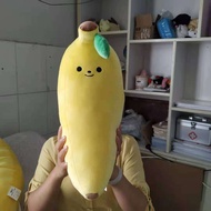 NITORI Black Cat Long Pillow Soft Cute Banana Lazy Cat Cartoon Cushion Toy Polyester PP Cotton Filli