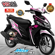 Decal Mio M3 125 Full Body Stiker Mio M3 125 Full Body Dekal Mio M3 Variasi Full Body Mickey Mouse