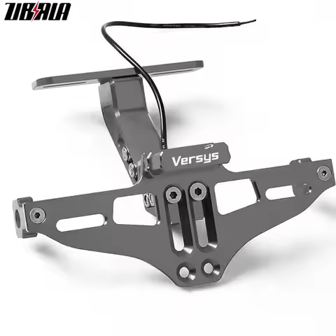 FOR Kawasaki VERSYS 300X 650CC 1000 VERSYS X 250 300 License Plate Holder Licence Bracket with Light