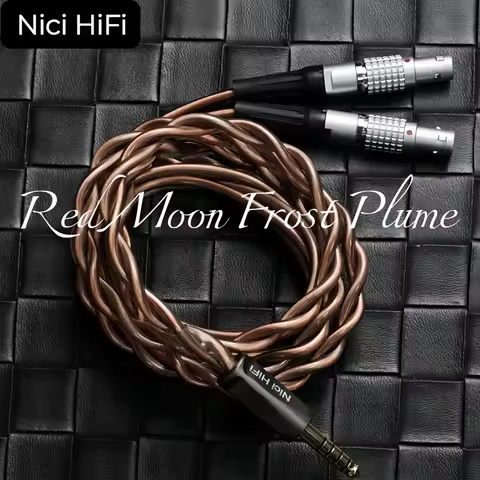 Nici HiFi-20 2 Core Headphone Cable For Focal Utopia 4.4mm 2.5mm 6.35mm XLR Cable 2m 3m Upgrade Bala