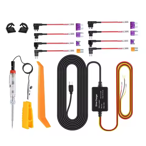 N68R--For 70Mai Hardwire Kit UP03 Only Type-C Port For 70Mai A810 X200 Omni M500 24H Parking Monitor