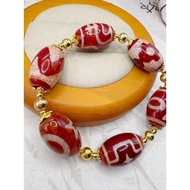 喜灵 龙鳞凤血红肉达洛大周全手串 Dragon Scale Phoenix Red Flesh Dalo Great Perfection Bracelet