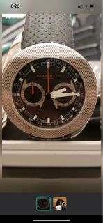 Alfred dunhill men watch panerai rolex 錶 皮 黑 車 black leather car metal silver