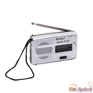 PIN BC-R28 AM FM Radio Telescopic Antenna Radio Speaker Battery Operated Portable Radio Best Reception For Elder Home