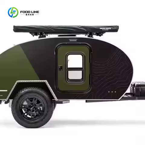 Customized New Lightweight Offroad Teardrop Camping Trailer Mini Caravan for Sale Fast Delivery Best