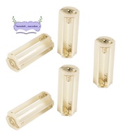 Flashlight Cylindrical 3 x AAA Battery Plastic Holder Box 5Pcs