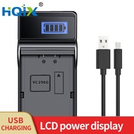 HQIX for JVC GY-HC500 GY-HC550 Camera BN-VC296G Battery USB Charger