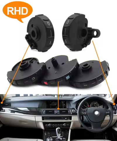 RHD Interior Car Air Conditioner Outlet Roller AC Vent Grill Rolling Wheel For BMW 5 Series F10 F11 