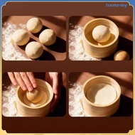[LsxmzMY] Wood Dumpling Press Tool,Manual Pastry Presser 4cm Roller Ball Kitchen for Buns Empanada W
