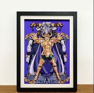 聖鬥士星矢 聖闘士星矢 Knights of the Zodiac 黃道十二宮戰士 金牛座 阿爾德巴朗 立體畫(45cm*33cm)