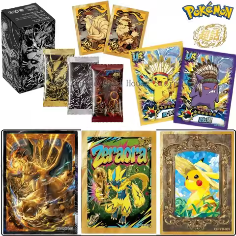 NEW Super Topic Three Gods Scroll Pokémon Collectible Trading Cards Groudon Kyogre Rayquaza Three Le