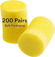 3M Ear Plugs, E-A-R Classic 390-1000, Foam, Uncorded, Disposable, NRR 29, For Drilling, Grinding, Machining, Sawing, Sanding, Welding, Bulk, 200 Pair/Box
