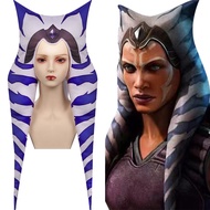 Zedecow Adult Clone Wars Ahsoka Tano Coaplsy Headgear for Unisex Halloween Ahsoka Tano Hat Costume P