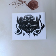 Stiker Tatto Temporer Leher Burung hantu Tengkorak Tatto Palsu Temporary tatto tahan air Tatto palsu
