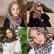 ￼🔥Ready stock 🔥Shawl Ironless Printed Wideshawl Corak Harimau chiffon Voile🦁